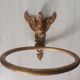 Brass swan head towel rack