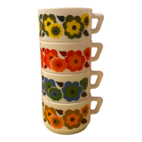 Coffee cup arcopal lotus retro pops 70s