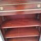 Antique Bibus bookcase in Louis XVI style with marble top