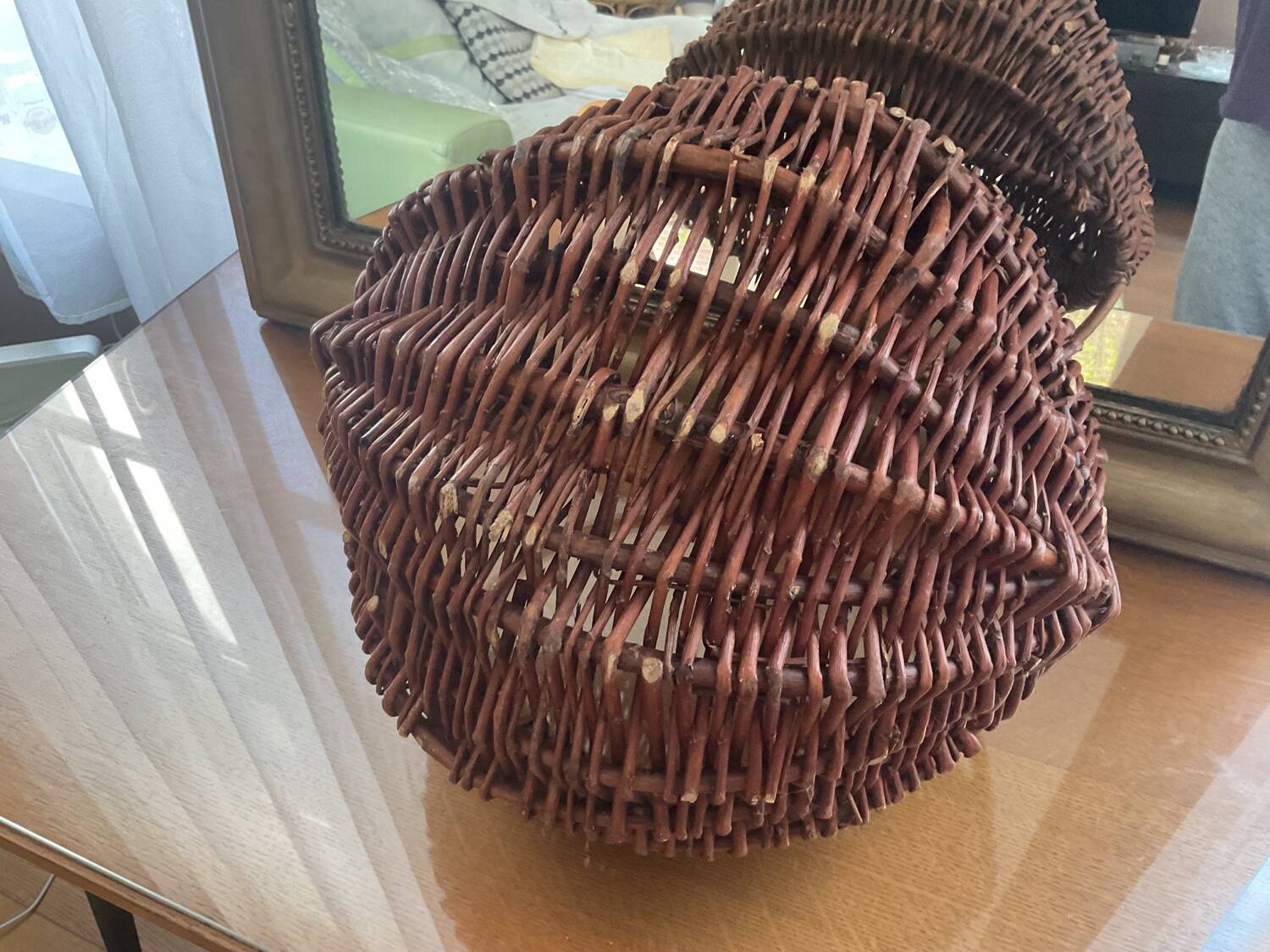 Basket vintage wicker