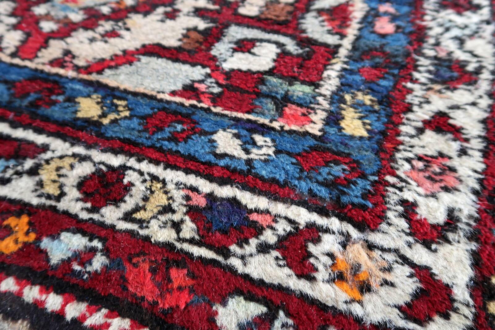 Tapis vintage du Moyen-Orient Malayer fait main en laine – 78 x 151 cm 1970