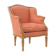 Fauteuil bergère de style Louis XV