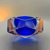 1960s Stunning Ashtray in Murano Glass by Flavio Poli for Seguso. Made in I