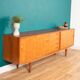 Retro Teak Danish 1960s Long Mid Century Sideboard By Clausen & Søn Denmark