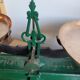 Cast iron scales and copper trays