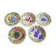5 Sarreguemines dessert plates in barbotine