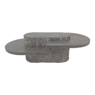 Magnussen Ponte Mactan Stone or fossil stone coffee table, 1980s