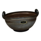 Belgian stoneware dish signed