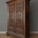 Armoire époque Louis XIII En Chêne Sculpté
