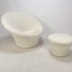 "Big" Mushroom armchair and pouf by Pierre Paulin for Artifort, 1960