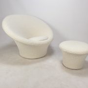 "Big" Mushroom armchair and pouf by Pierre Paulin for Artifort, 1960