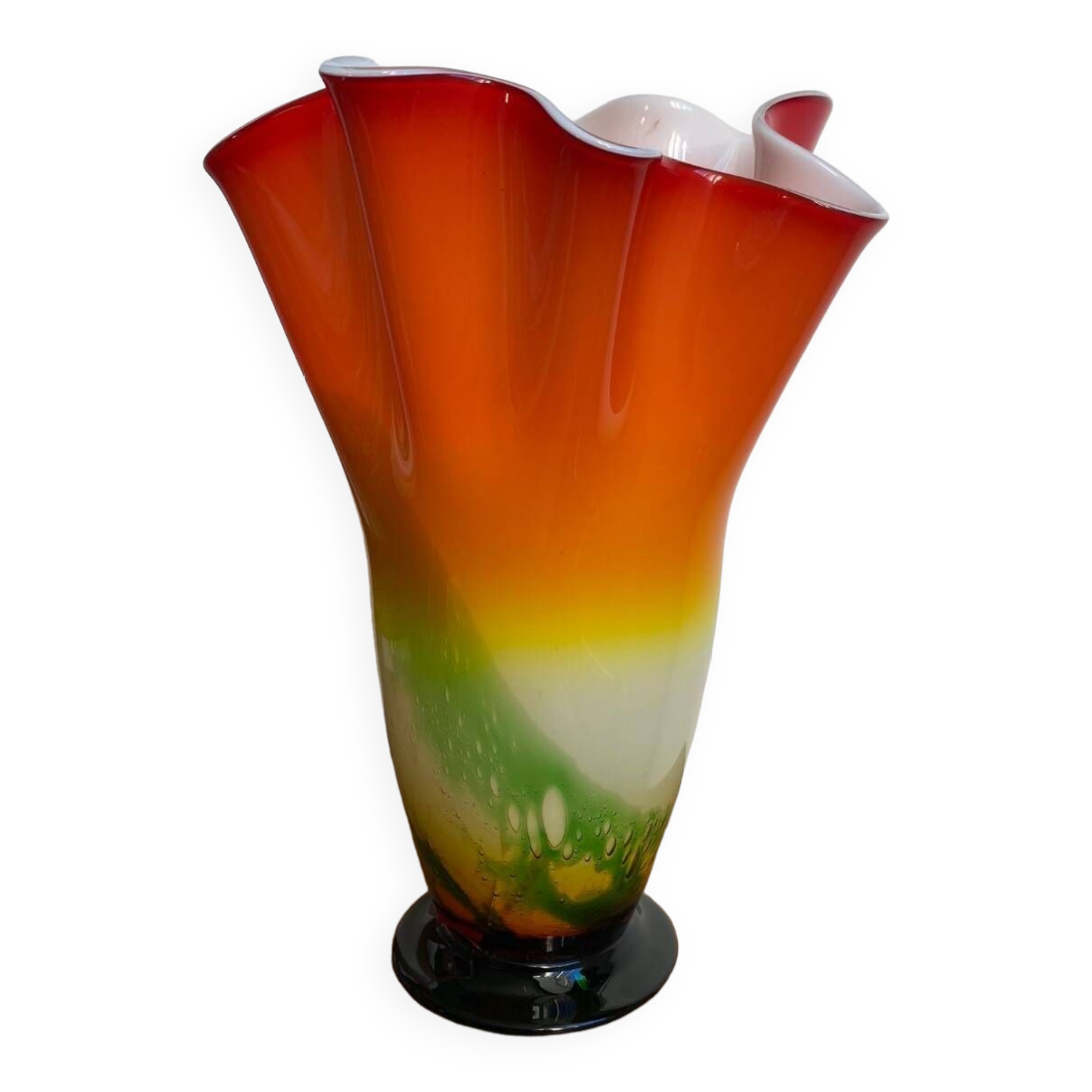 Murano "handkerchief" vase