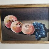 Nature morte, huile sur panneau