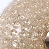 Carl Fagerlund Orrefors crystal wall or ceiling lamp, for Lyfa 1960s