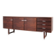 Sideboard - Rosewood - Aluminium handles & feet - Kai Kristiansen - Feldballes Furniture Factory (F M Furniture) - 1960s