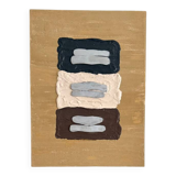 Silver Memory - Contemporary Textured Canvas Painting