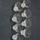 8 Vintage Digestif Shot Glasses with Ball Foot