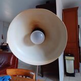 Vintage 60s Lamp Orange Metal