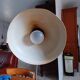 Vintage 60s Lamp Orange Metal