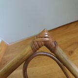 Wicker magazine rack