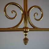 Opaline billiard chandelier