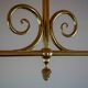 Opaline billiard chandelier
