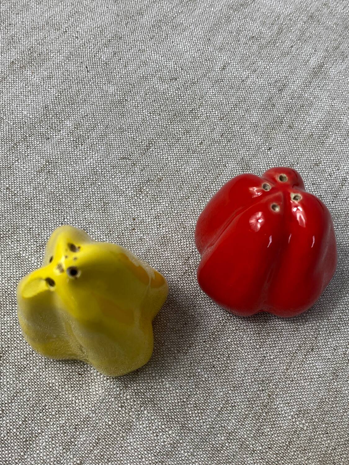 Ceramic salt and pepper shakers