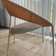 Fauteuil lounge au design circulaire vintage