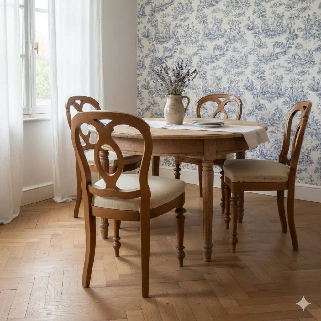 Antique walnut chairs with horsehair upholstery, Italy, 19th century.
