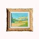 Painting besson (françois, 1904-1987) – hst (oil on canvas) – “les baux, 1969”