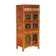 Antique Chinese armoire hand-carved around 1880 with country-style handles.