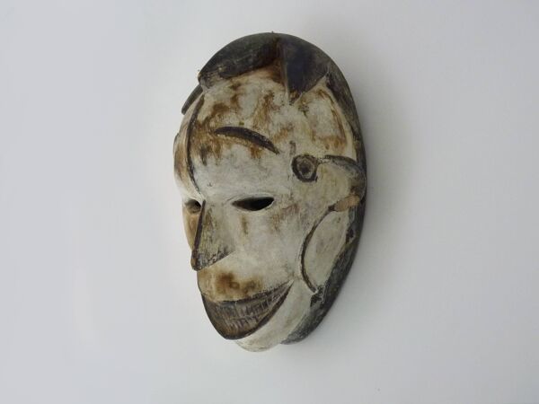 Masque facial Okua Idoma Nigéria. Art Premier. Art Africain. Années 70
