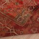 Vintage Moroccan Wool Rug 196 x 350 cm, Berber Handmade Bohemian Rug Unique