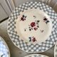 Set of 8 flat plates Digoin Sarreguemines 30s 40s