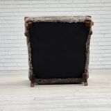 1960s, reupholstered Danish armchair, New Zealand genuine sheepskin.