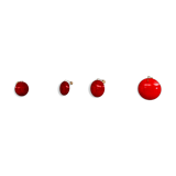 Set of 4 wall lights model 232 design Bruno Gatta, Stilnovo Italy 1960s