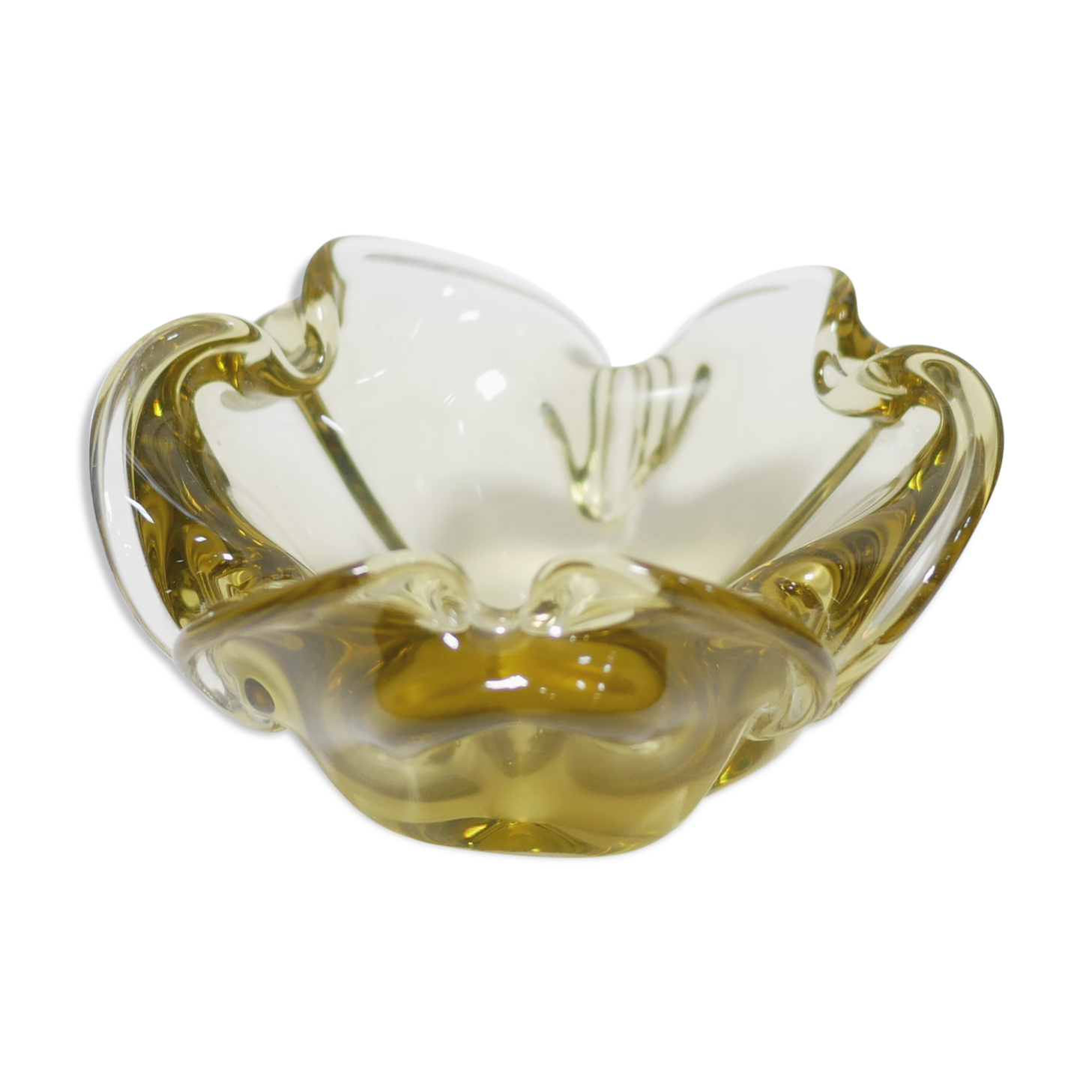 Empty vintage Murano glass pocket