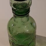 Bouteille carafe verre vert ancien