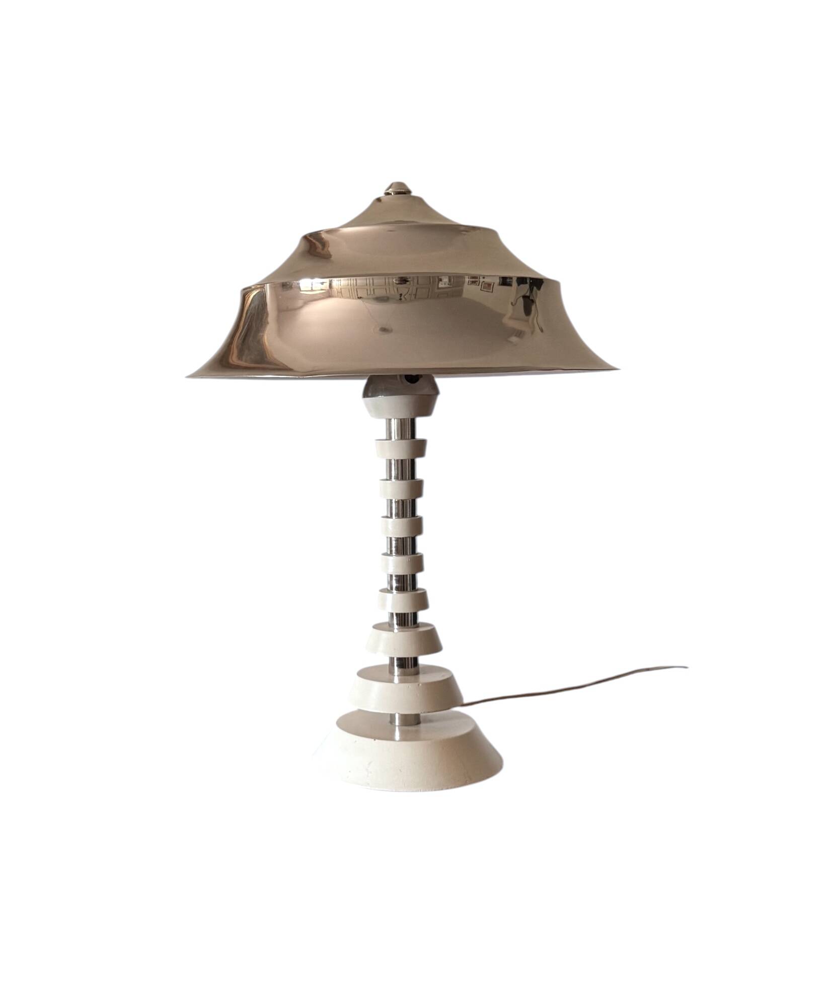 Space age pagoda table lamp, France 1970s