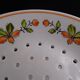 Beautiful set plate to drain strawberries in Gien earthenware