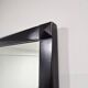 Vintage 1970s Wall Mirror with Black Wooden Frame