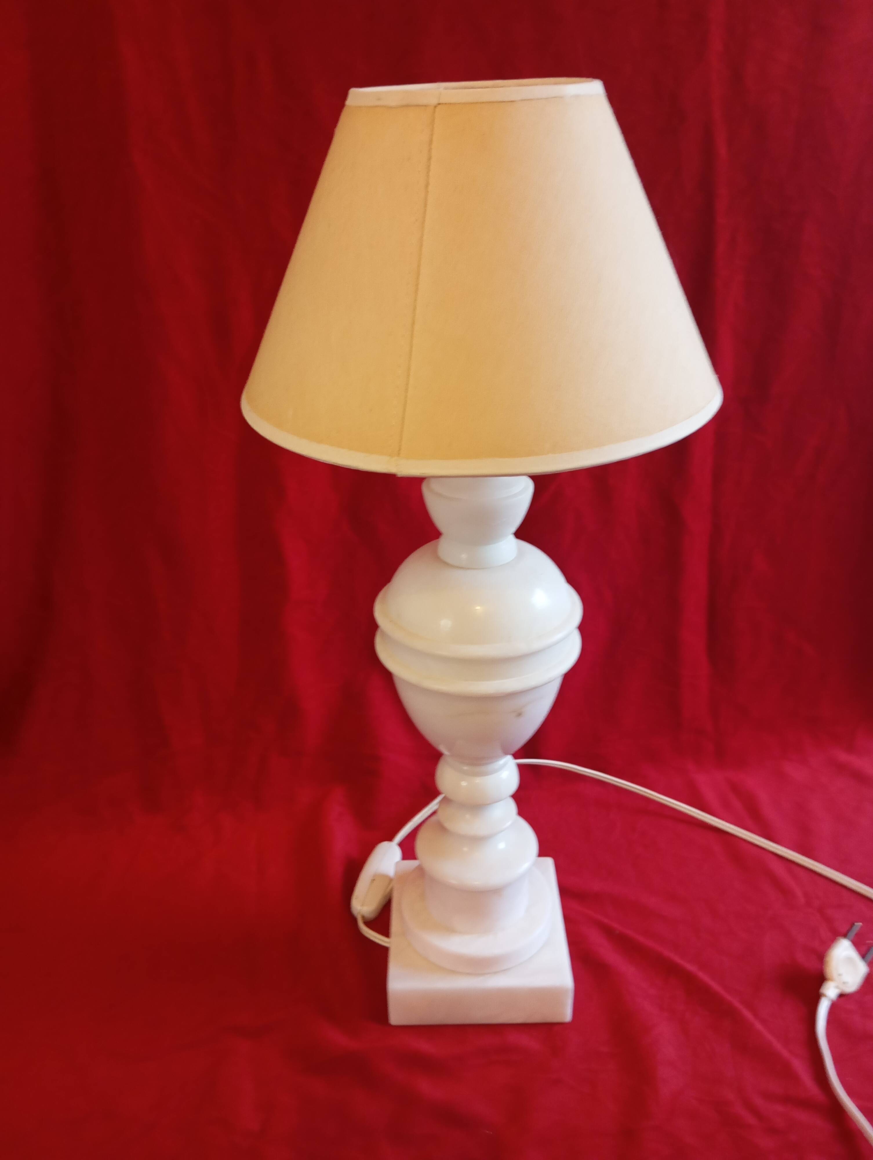 Alabaster lamp
