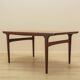 Table en teck, design danois, années 1970, designer : Johannes Andersen