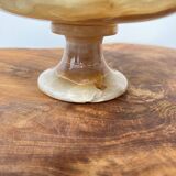 Yellow marble fruit and bowl