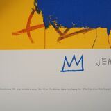 Jean-Michel Basquiat: Welcome Sign, signed lithograph