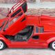 Red lamborghini car