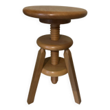 Adjustable screw tripod stool