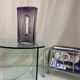 Purple mid century glass vase