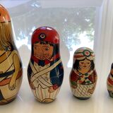 Nesting dolls bicentennial of the French Revolution