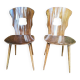 Pair of Baumann Gentiane model chairs